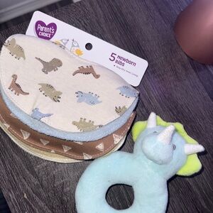 Dinosaur Bib Set - Multi-Color